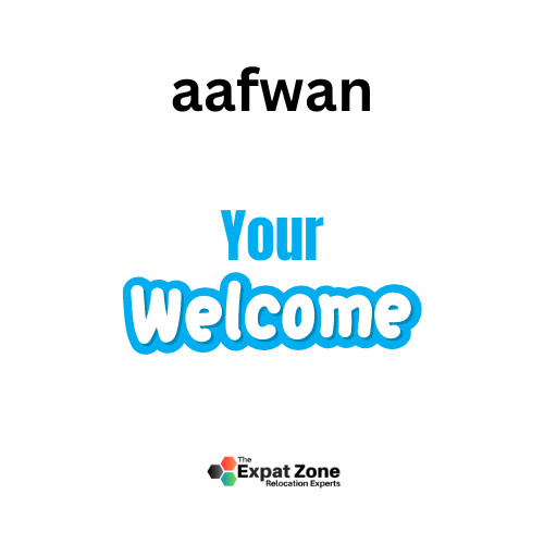 You're welcome äafwan (عفواً)